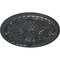 Ekena Millwork Tristan Ceiling Medallion (Fits Canopies up to 6 1/4"), Hand-Painted Pewter, 32 3/8"OD x 3 1/2"P CM32TNPES - alternate 4